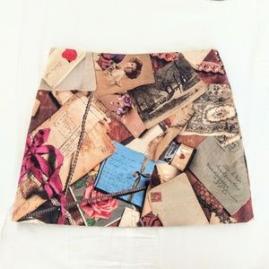 Paul Smith Vintage Letter Print Skirt